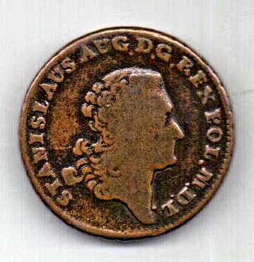 3 гроша 1766 Литва Польша XF