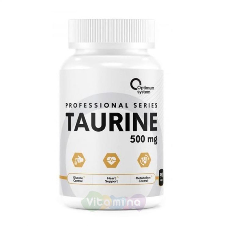 Optimum system Таурин 500 мг Taurine, 90 капс