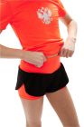 спортивные двойные шорты Bagira оранжевые