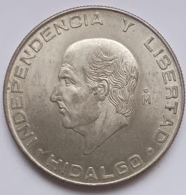 Мигель Идальго и Костилья 10 песо Мексика 1955