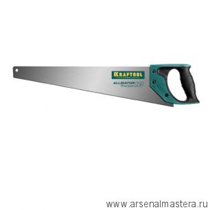 Новинка! Ножовка для точного реза Alligator Precision 13 TPI 13, 3D зуб 500 мм KRAFTOOL 15225-50