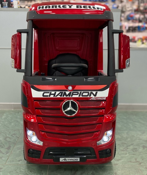 Детский электромобиль Mercedes-Benz Actros (2024) (Красный)