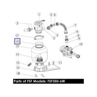 Резиновая прокладка под 6-позиционный кран фильтров Aquaviva V350 - V700 (02011134)