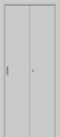 Дверь-Книжка Складная с Экошпон Bravo Браво-0 Grey Pro Межкомнатная / Браво