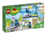 Конструктор LEGO DUPLO 10959 "Полицейский участок и вертолет", 40 дет.