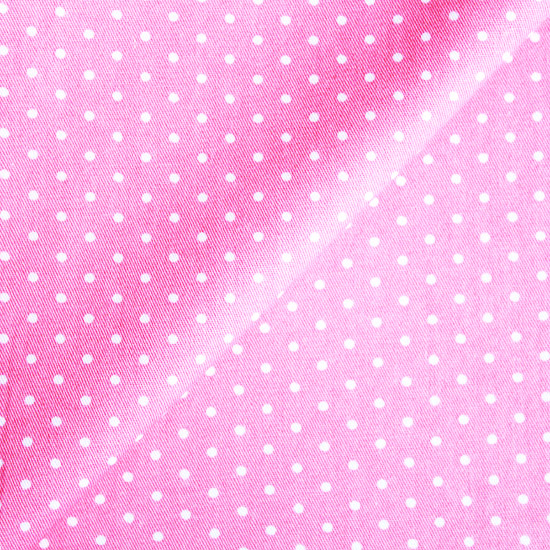 Ткань Хлопок Горошек на розовом 50x40