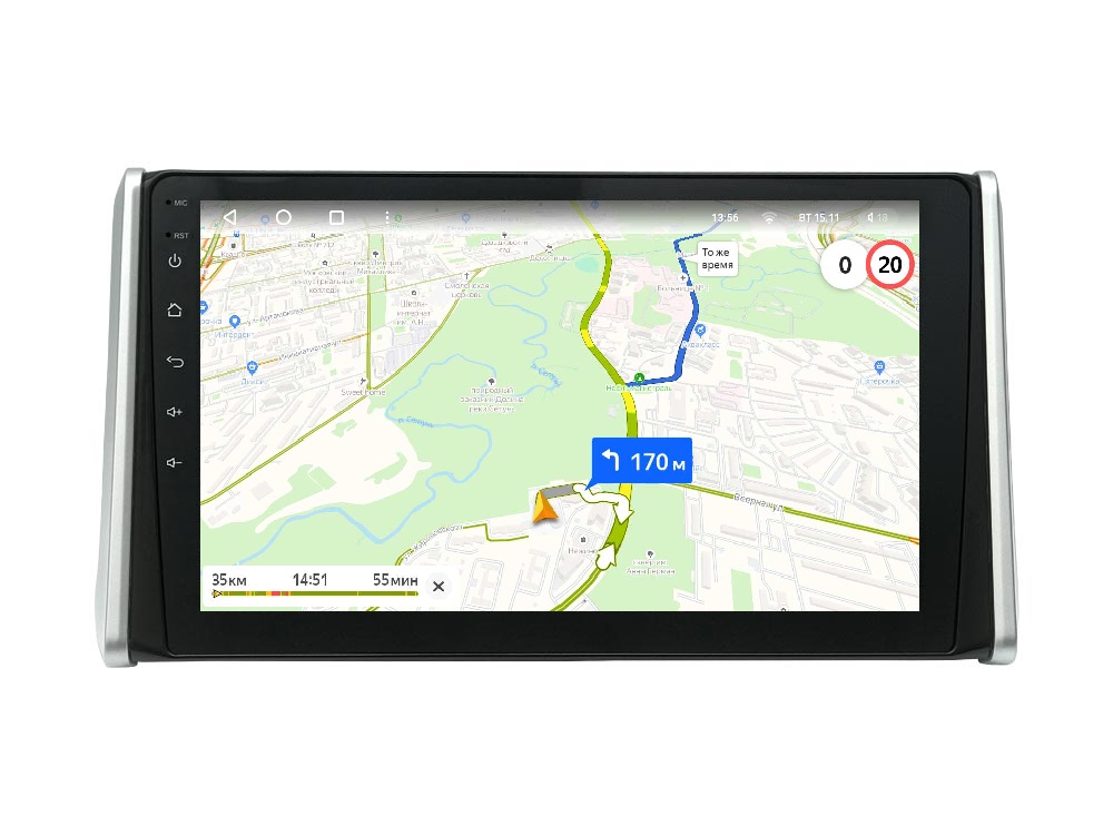 NaviPilot DROID10M Магнитола Toyota RAV4 2018—2023 экран 10 дюймов на Андроид 10