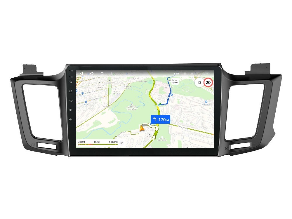 NaviPilot DROID10M Магнитола Toyota RAV4 2012—2019 экран 10 дюймов на Андроид 10