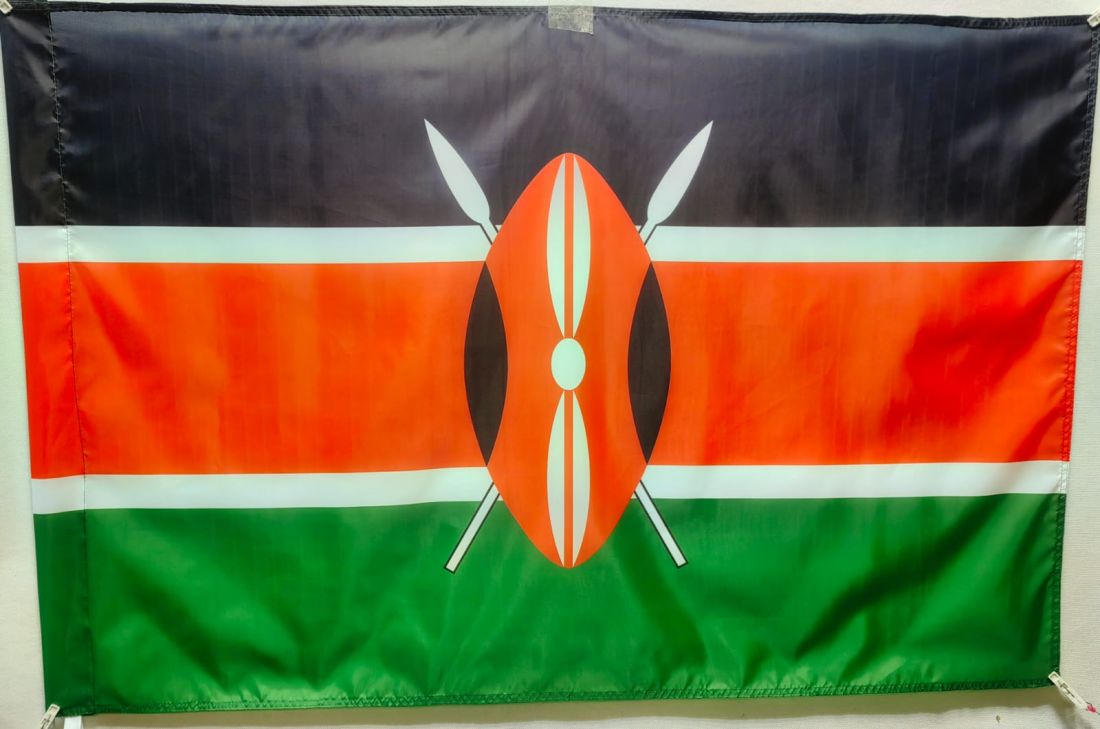 Флаг Кении 135х90см.