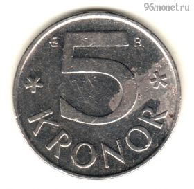 Швеция 5 крон 2002 В