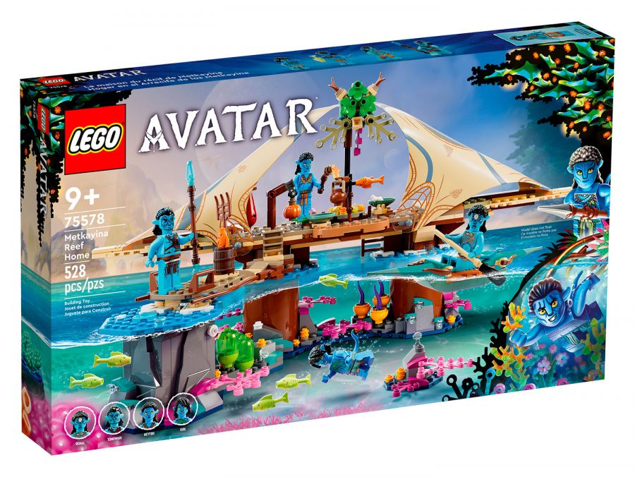 Конструктор LEGO Avatar 75578 "Дом Меткайина на Рифе", 528 дет.