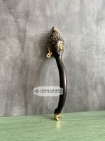Дверная ручка Будда 31 см, бронза