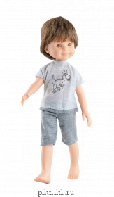 Кукла Дарио, 32 см, в пижаме