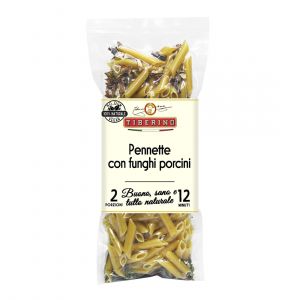 Пеннетте с белыми грибами Tiberino Penne con Funghi Porcini 200 г - Италия