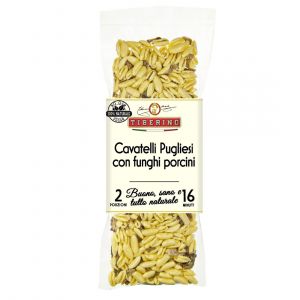 Кавателли с белыми грибами Tiberino Cavatelli Puglesi con Funghi Porcini 200 г - Италия