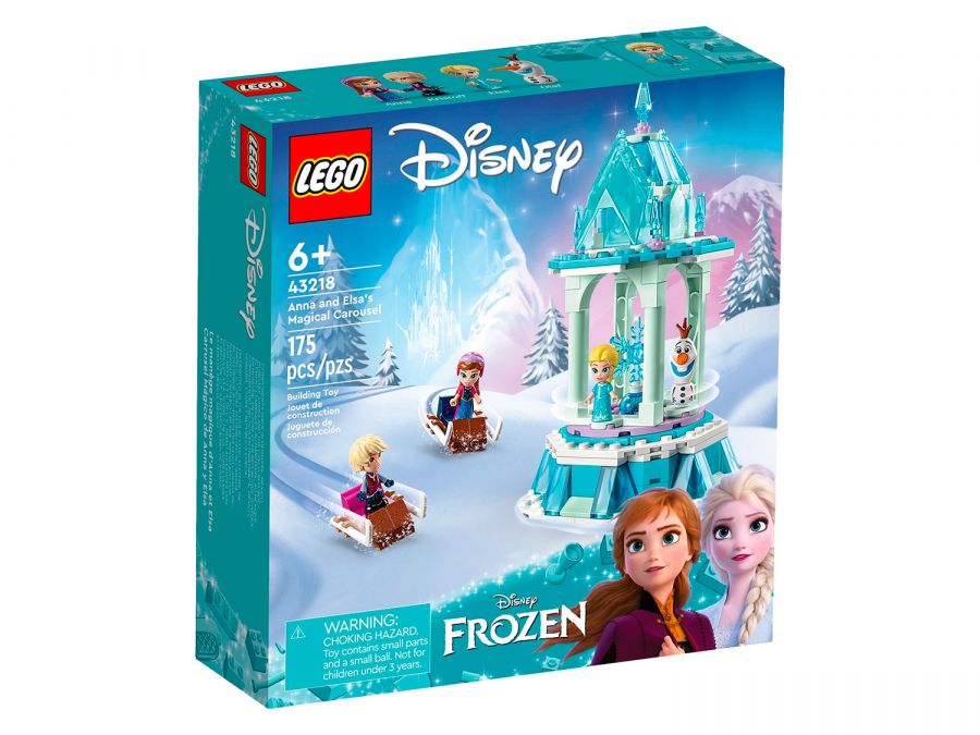 Конструктор LEGO Disney Princess 43218 "Волшебная карусель Анны и Эльзы", 175 дет.