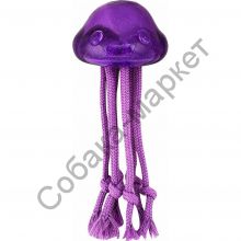 Игрушка Медуза жевательная с канатами размер малый