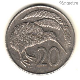 Новая Зеландия 20 центов 1985