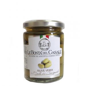 Оливки Белла ди Чериньола Le Bonta del Casale Olive Verdi Bella di Cerignola 280 г - Италия
