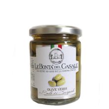 Оливки  зелёные Le Bonta del Casale Белла ди Чериньола - 280 г (Италия)