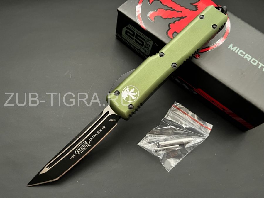 Нож Microtech Army Green Ultratech Tanto