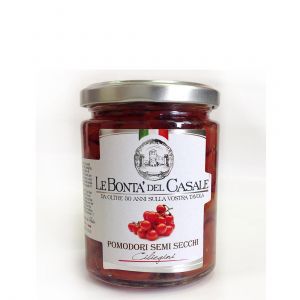 Полувяленые помидоры черри Le Bonta del Casale Pomodori semi secchi ciliegino 280 г - Италия