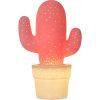 Лампа Настольная Lucide Cactus 13513/01/66 Розовый, Белый / Люсиде