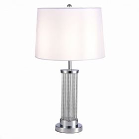 Лампа Прикроватная ST-Luce SL1003.104.01 Хром/Белый E27 1*40W / СТ Люче
