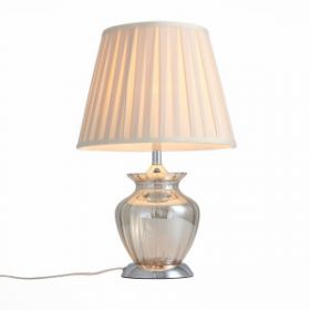 Прикроватная Лампа ST-Luce SL967.104.01 Хром/Бежевый E27 1*60W / СТ Люче