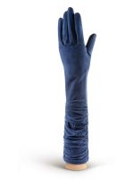 Синие женские перчатки ш/п IS02010 d.blue ELEGANZZA