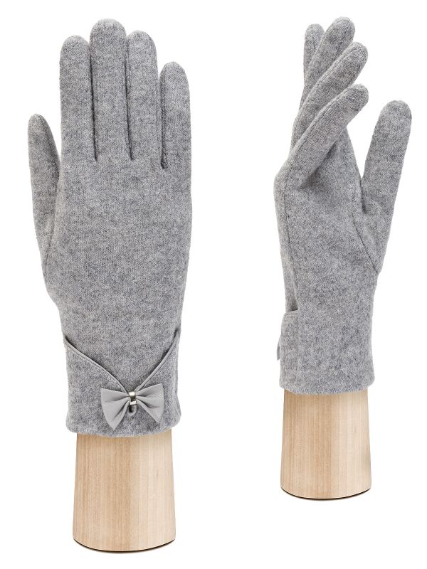 Серые трикотажные перчатки Labbra LB-PH-50 grey LABBRA