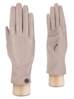 Бежевые кожаные перчатки ш/п LB-4909-1 l.cacao LABBRA