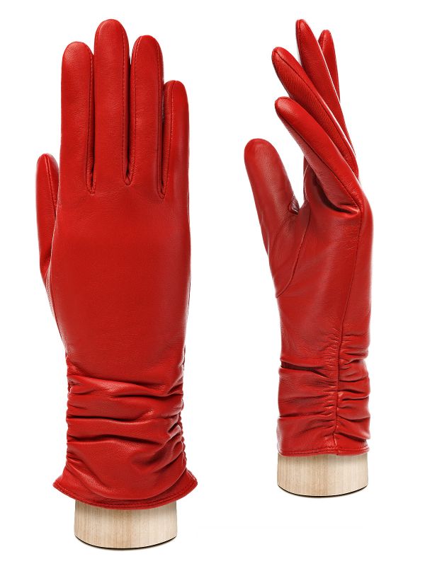 Элегантные красные перчатки п/ш LB-8228 red LABBRA