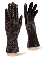 Перчатки женские ш+каш. IS00154 black/bronze ELEGANZZA