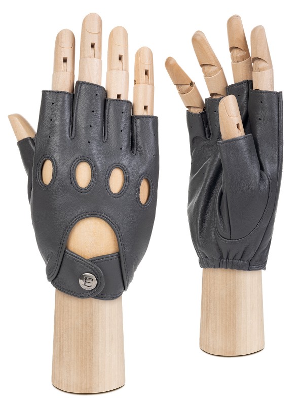 Автомобильные мужские перчатки ш/п HP8350 grey ELEGANZZA