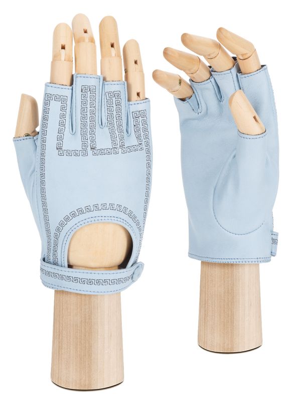 Автомобильные женские перчатки ш/п IS0017 l.blue ELEGANZZA