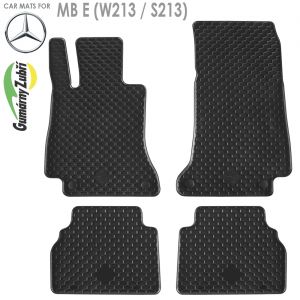 Коврики салона Mercedes Benz E W213 / S213 Gumarny Zubri (Чехия) - арт 221306