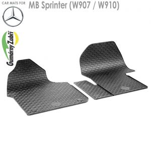 Коврики салона Mercedes Benz Sprinter W907 / W910 Gumarny Zubri (Чехия) - арт 222322