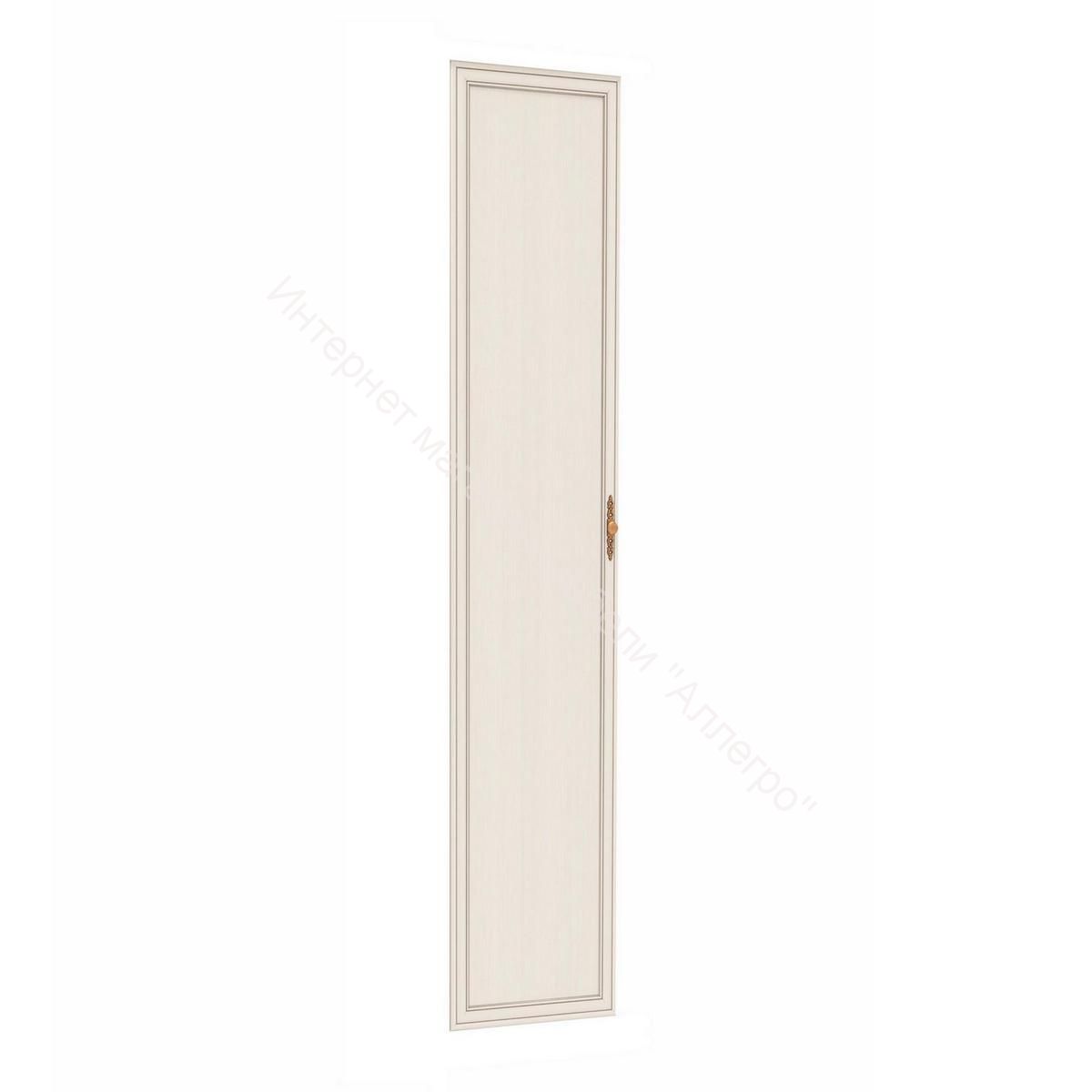 Дверь Габриэлла, 396 мм, Сандал белый/Патина