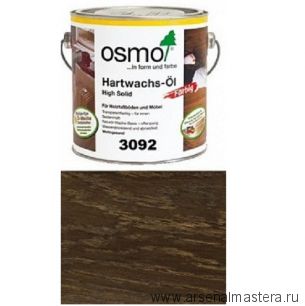 Цветное масло с твердым воском Osmo Hartwachs-Ol Farbig слабо пигментированное "Эффект металлик" 3092 Золото, 2,5л Osmo-3092-2.5 10300078