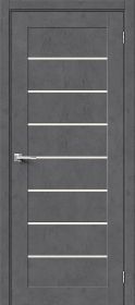 Межкомнатная Дверь с Экошпоном Bravo Браво-22 Slate Art / Magic Fog 600x2000, 700x2000, 800x2000, 900x2000мм / Браво