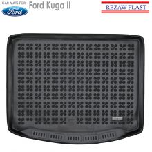 Коврик Ford Kuga II от 2013 - 2019 для верхнего уровня в багажник резиновый Rezaw Plast (Польша) - 1 шт.