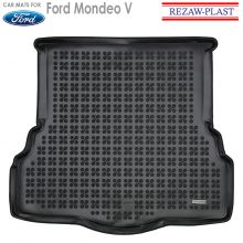 Коврик Ford Mondeo V от 2014 - 2021 Sedan в багажник резиновый Rezaw Plast (Польша) - 1 шт.