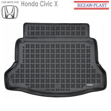 Коврик Honda Civic X от 2017 - 2022 5D в багажник резиновый Rezaw Plast (Польша) - 1 шт.