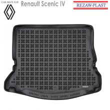 Коврик Renault Scenic IV от 2016 -  в багажник резиновый Rezaw Plast (Польша) - 1 шт.