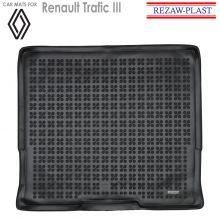 Коврик Renault Trafic III от 2014 -  8 / 9 мест в багажник резиновый Rezaw Plast (Польша) - 1 шт.