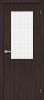 Межкомнатная Дверь с Экошпоном Bravo Браво-7 Wenge Melinga / Wired Glass 12,5 400x2000, 600x2000, 700x2000, 800x2000, 900x2000мм / Браво