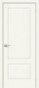 Межкомнатная Дверь с Экошпоном Bravo Прима-12 White Wood 600x2000, 700x2000, 800x2000, 900x2000мм / Браво