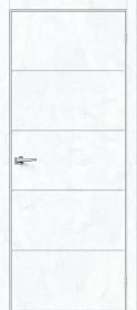 Межкомнатная Дверь с Экошпоном Bravo Граффити-1.Д Snow Art 600x2000, 700x2000, 800x2000, 900x2000мм / Браво