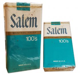 Сигареты - Salem 100s. USA. 80-90х. Редкие. Оригинал